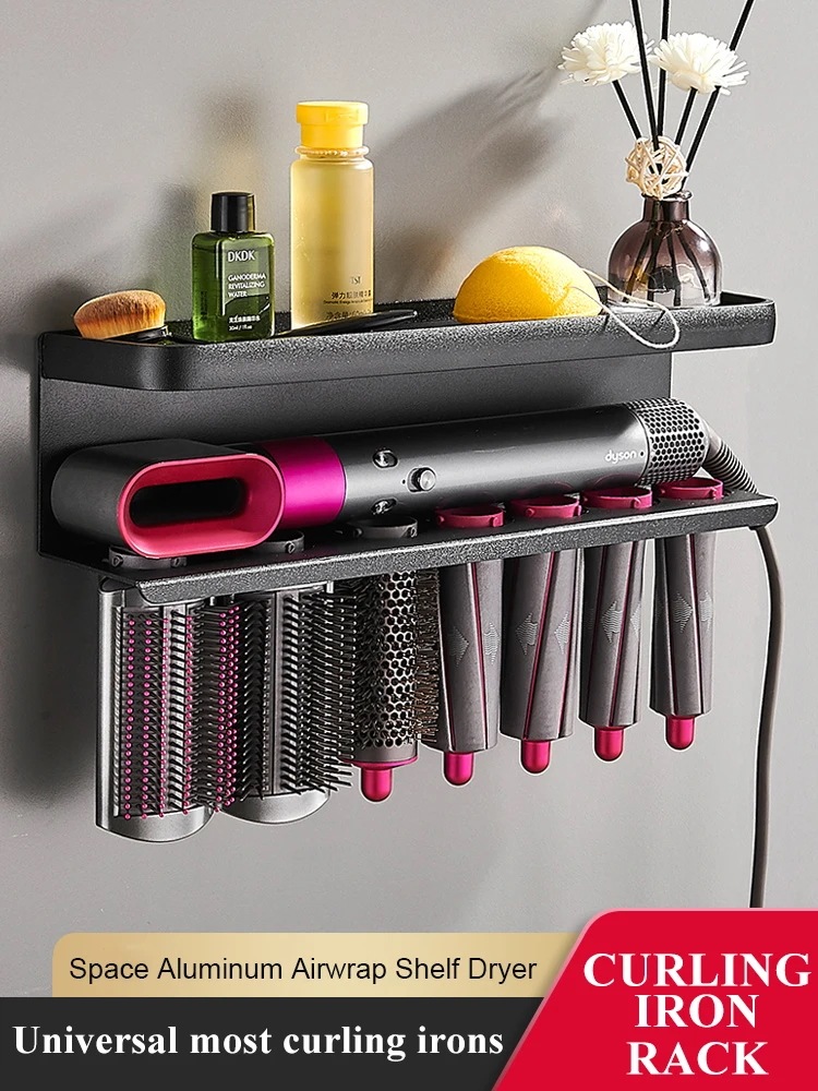 Dyson airwrapドライヤーヘアカーラー収納ラックバスルームオーガナイザーfr2002に適しています 5,138円