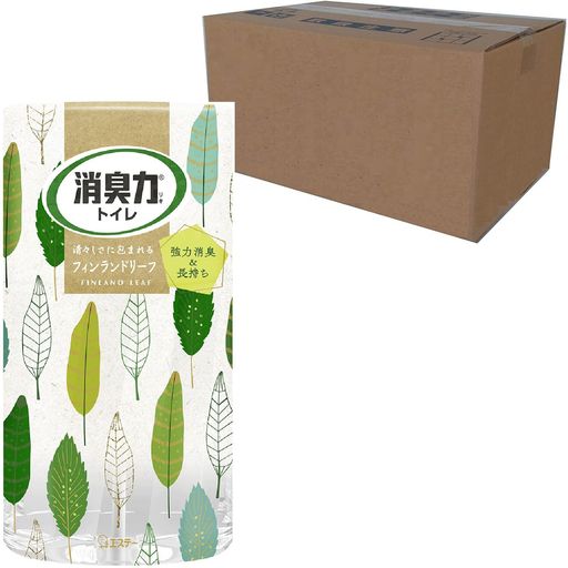 消臭力 [オフィス ビジネスに ケース販売] トイレ用 置き型 北欧 フィンランドリーフ 400ML×18個 トイレの消臭力 トイレ 置くだけ 消臭剤 消臭 芳香剤