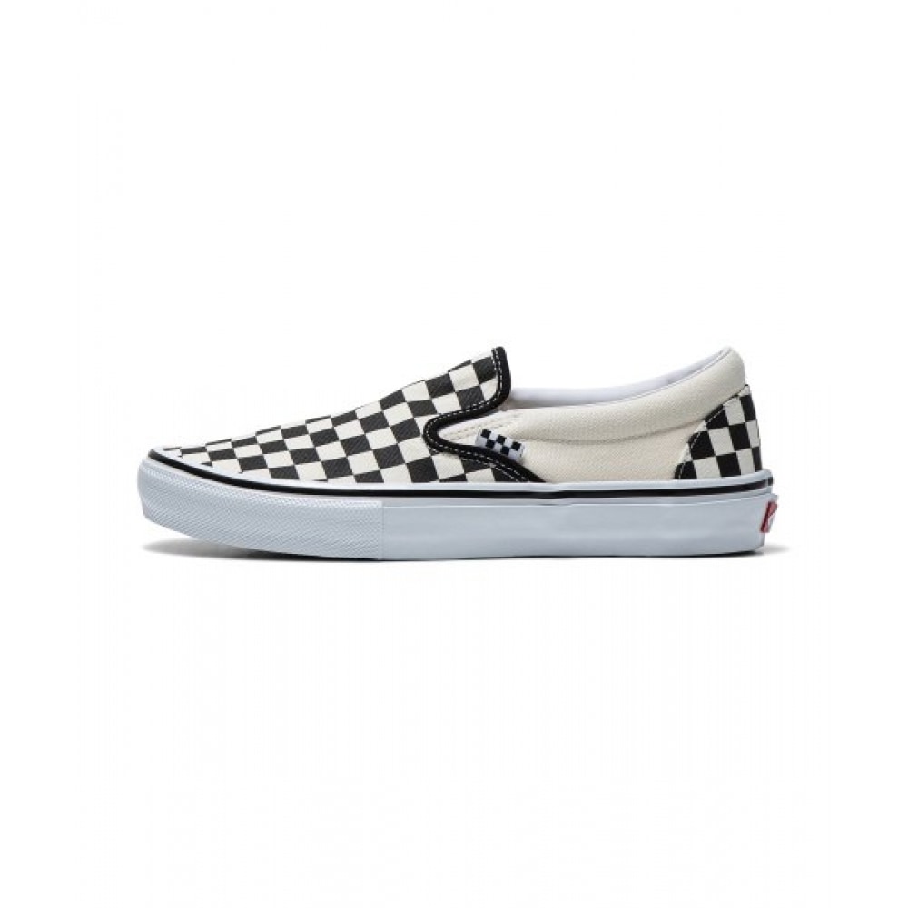 VANS スリップオン-(スケート) チェッカーボード:ブラック:オフホワイト/VN0A5FCAAUH1
