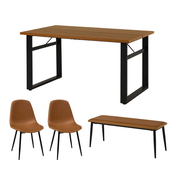 LT-4771DBR-44CA-4S ダイニング4点セット メーカー直送