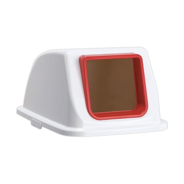 エコ分別カラーペールW 90蓋 もえるゴミ（オープン） 赤 DS-194-812-2 1個 本体別売