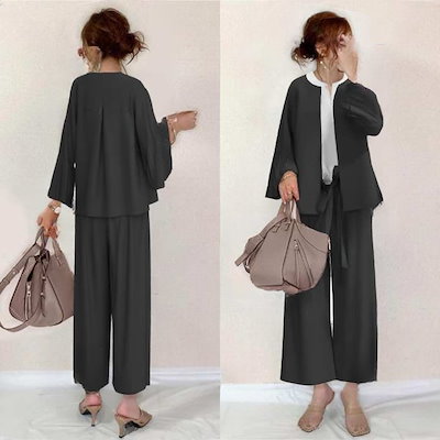 2025新作 気質 パンツスーツ セットアップ レディース スーツ 卒業式 スーツジャケット パン