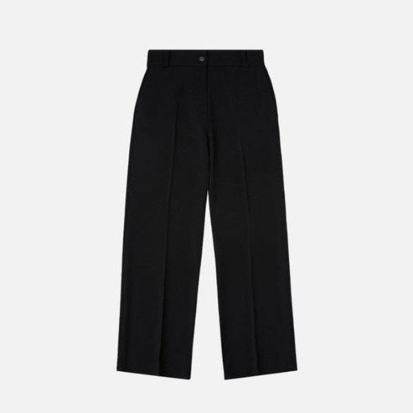 M パンツ LQC W243002GPT96-BLK 女性 ストレートフィット ウーブンパンツ