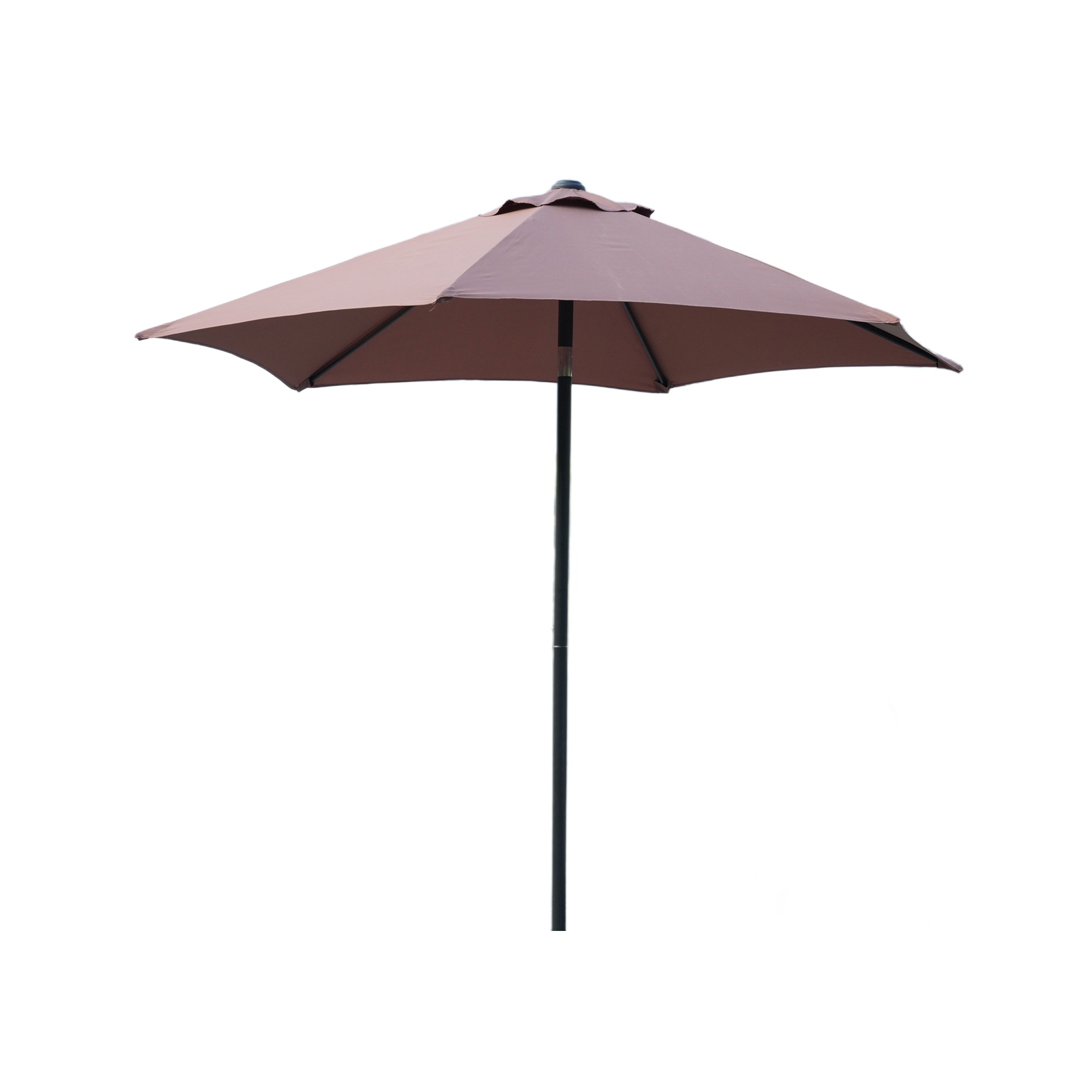 【当日出荷/39】【ブラウン】パラソル単体 直径220cm 30+UPF紫外線対策 角度調整 パラソルセット ベース パラソル ガーデンパラソル