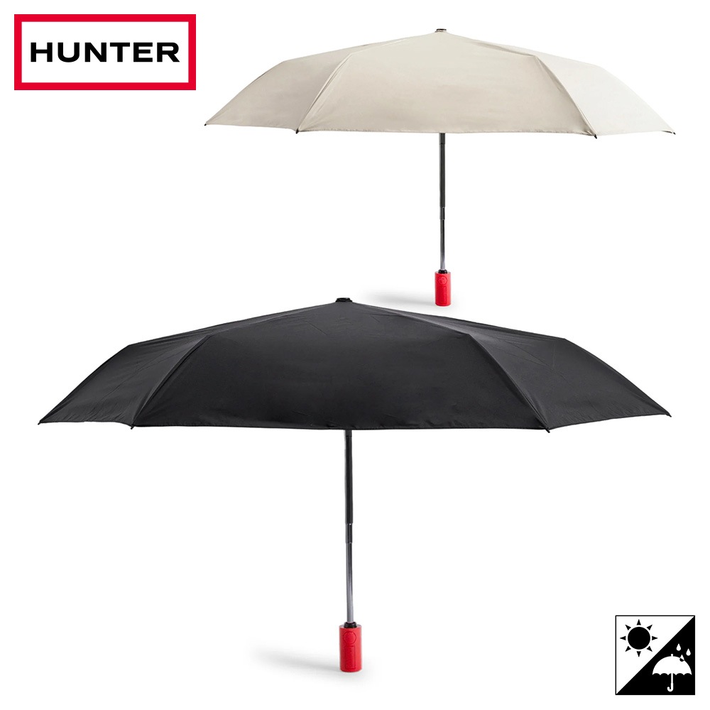 HUNTER 傘 メンズ レディース オール ウェザー オート コンパクト アンブレラ (晴雨兼用傘) 50CM UAU7028UPN ハンター