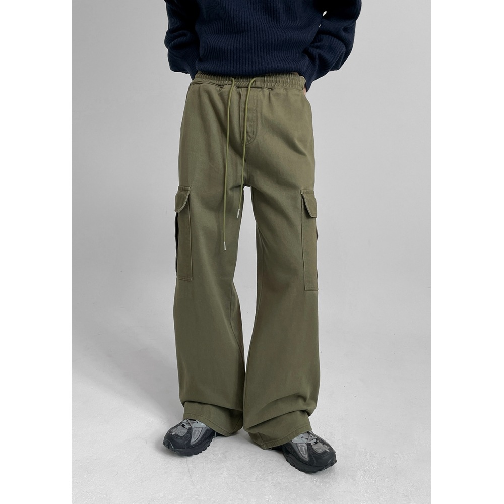 ブラックアップ [3000部販売] [MADE] フィリップバンディングカーゴコットンパンツ