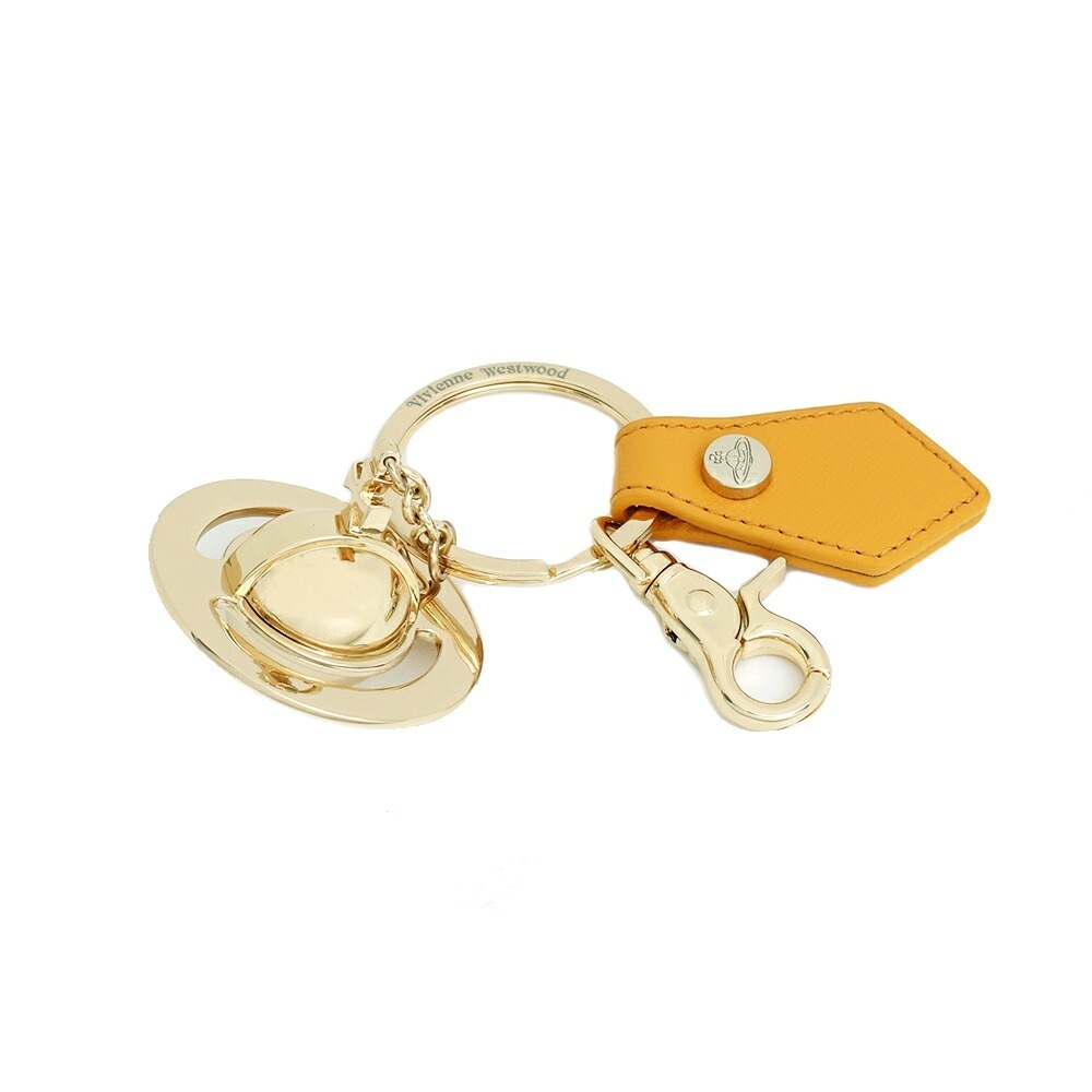 ヴィヴィアンウエストウッド VIVIENNE WESTWOOD キーリング 82030078-02114-E401 レディース イエロー ライトゴールド