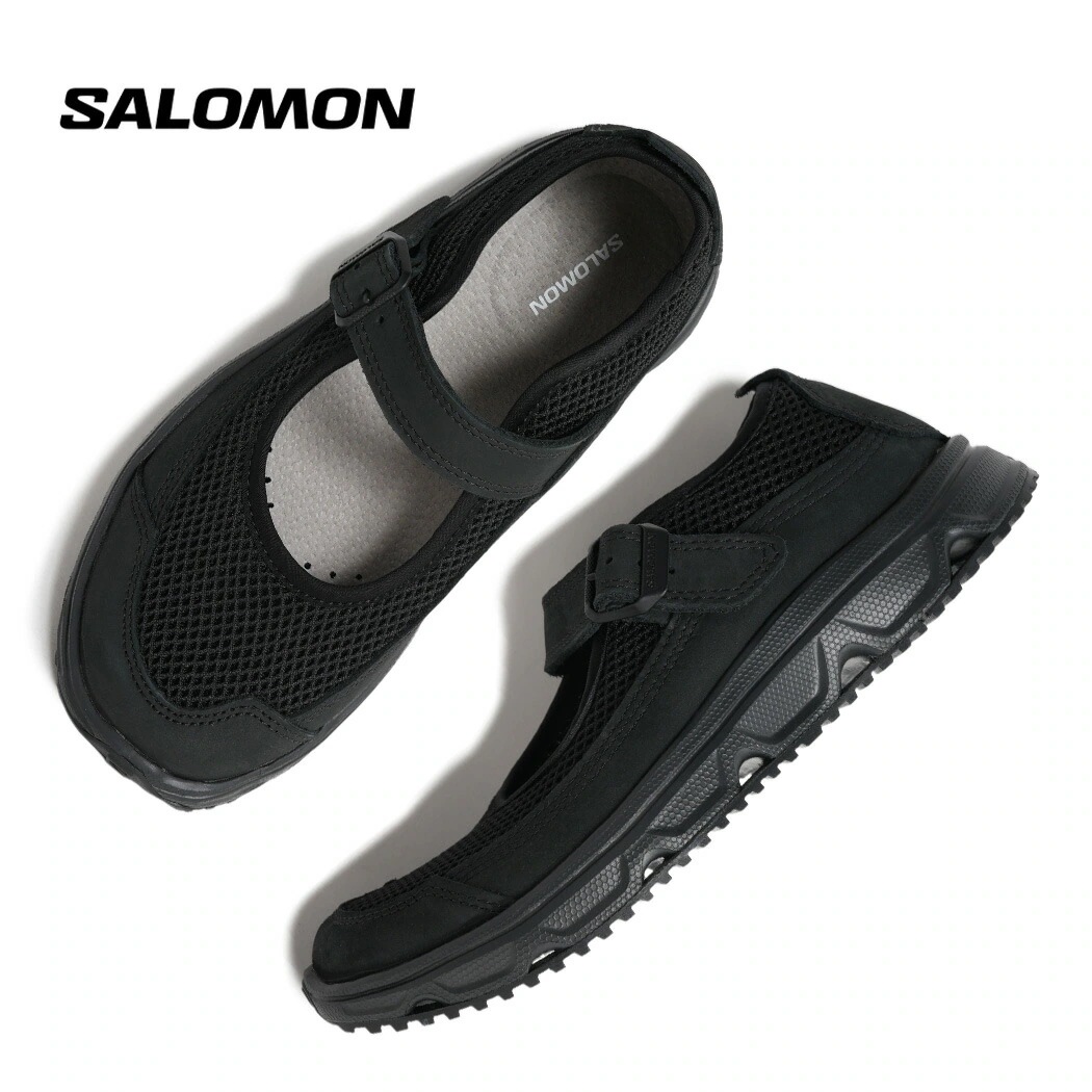 SALOMON サロモン RX MARIE-JEANNE メリージェーン スニーカー BLACK ( ブラック 黒 メッシュ サンダル レディース ウィメンズ リカバリーシューズ L47363200