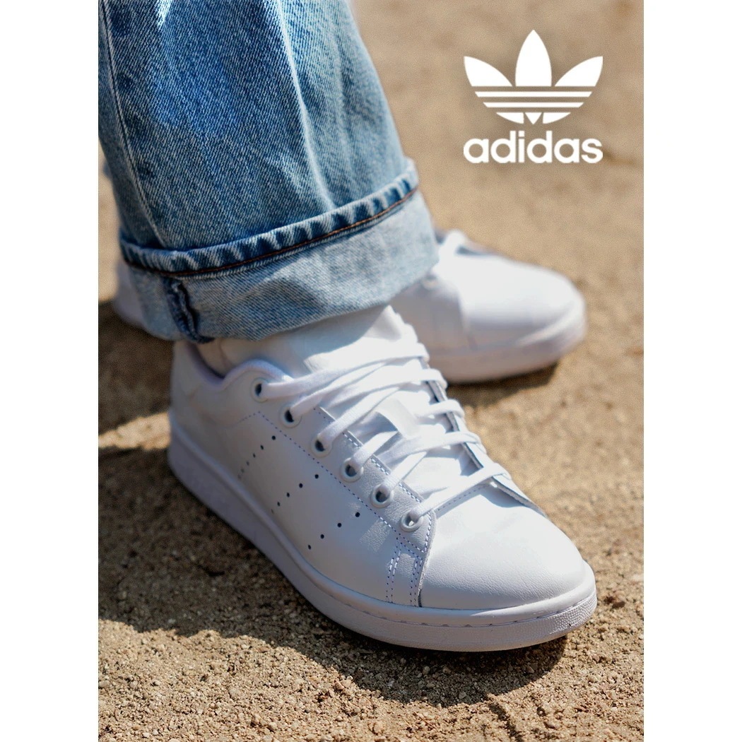 adidas アディダス スタンスミス J スニーカー STANSMITH J WHITE/WHITE ( ホワイト 白 レディース レザースニーカー JP9712 )