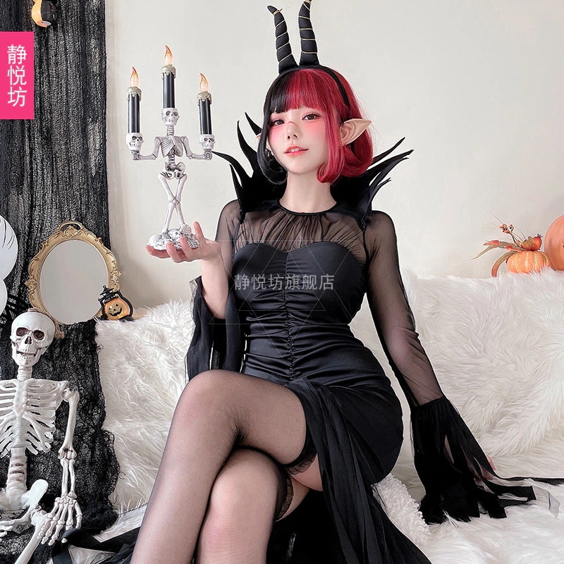ハロウィン 大人用 コスプレ衣装 小悪魔 ゾンビ コスチューム ゴースト 花嫁衣装 魔女 ウィッチ Ds パフォーマンスドレス