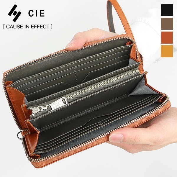 長財布 メンズ 本革 エルヴァ ロング ラウンドジップ ウォレット エクストラ レザー 032170 ブランド [正規取扱店]