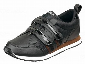 介護靴 Vステップ06-7E ブラック 左22.0 06-7EL/R左