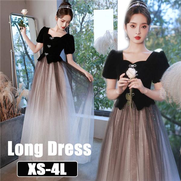 レディース ワンピース ドレス 結婚式 二次会 披露宴 パーティードレス ロング 二次会 結婚式 ドレス 半袖 da435g4g4w9