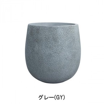 グリーンポット 植木鉢 グレイニー エッグ グレー 35cm GA-3135GY