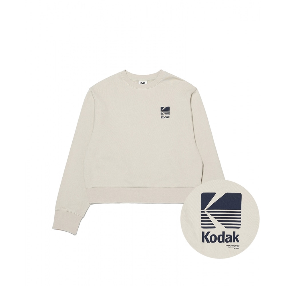 KODAK [キム・ナヨン着用]エッセンシャルシグネチャーロゴマンツーマンウーマンIVORY