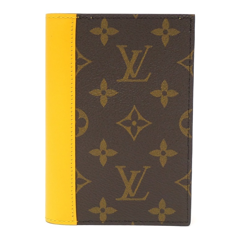 【新品】ルイ・ヴィトン パスポートカバー クーヴェルテュールパスポール NM M12827 モノグラム サフランイエロー LOUISVUITTON(69959)