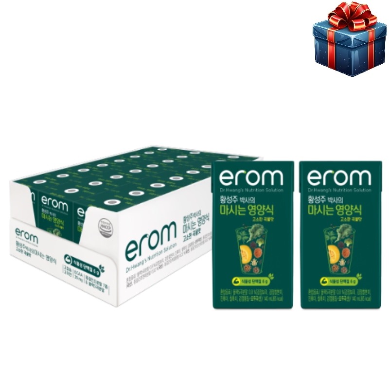 [K-栄養ドリンク] ファン·ソンジュ博士の飲む栄養食 140mlX24個 韓国人気栄養食 健康飲料 ブラック穀物5種 植物性タンパク質 食物繊維 高カルシウム コ·アヨン ビーガン飲料 植物性原料 4,918円