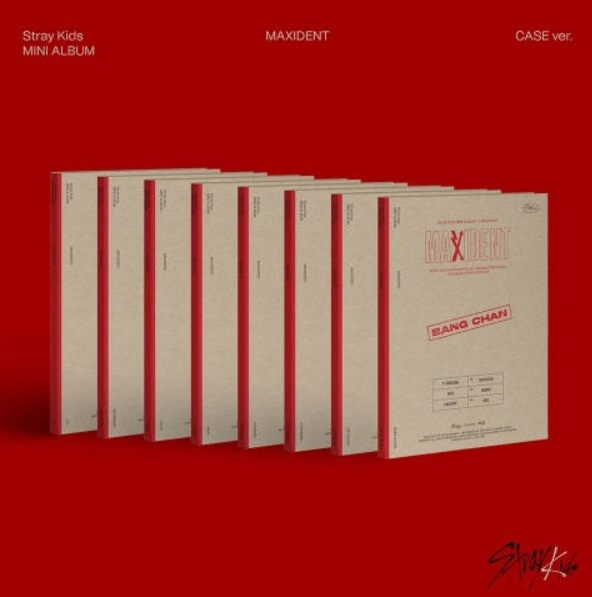 [未開封新品] ストレイキッズ - ミニアルバムMAXIDENT CASEケースバージョン8種セット