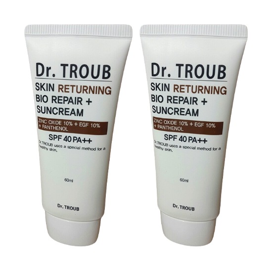 [1+1]Dr.Troub バイオリペア サンクリーム 60mL [SPF40 PA++]