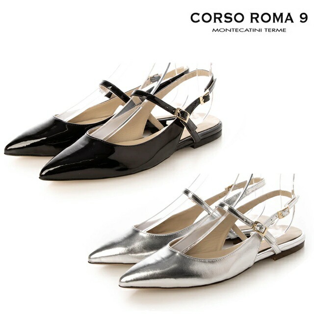 CORSO ROMA 9 コルソローマ ノーヴェ パンプス サンダル 正規輸入品 フラットシューズ クロスストラップ ミュールサンダル レザーサンダル レディース イタリア製 ハンドメイド 25SS