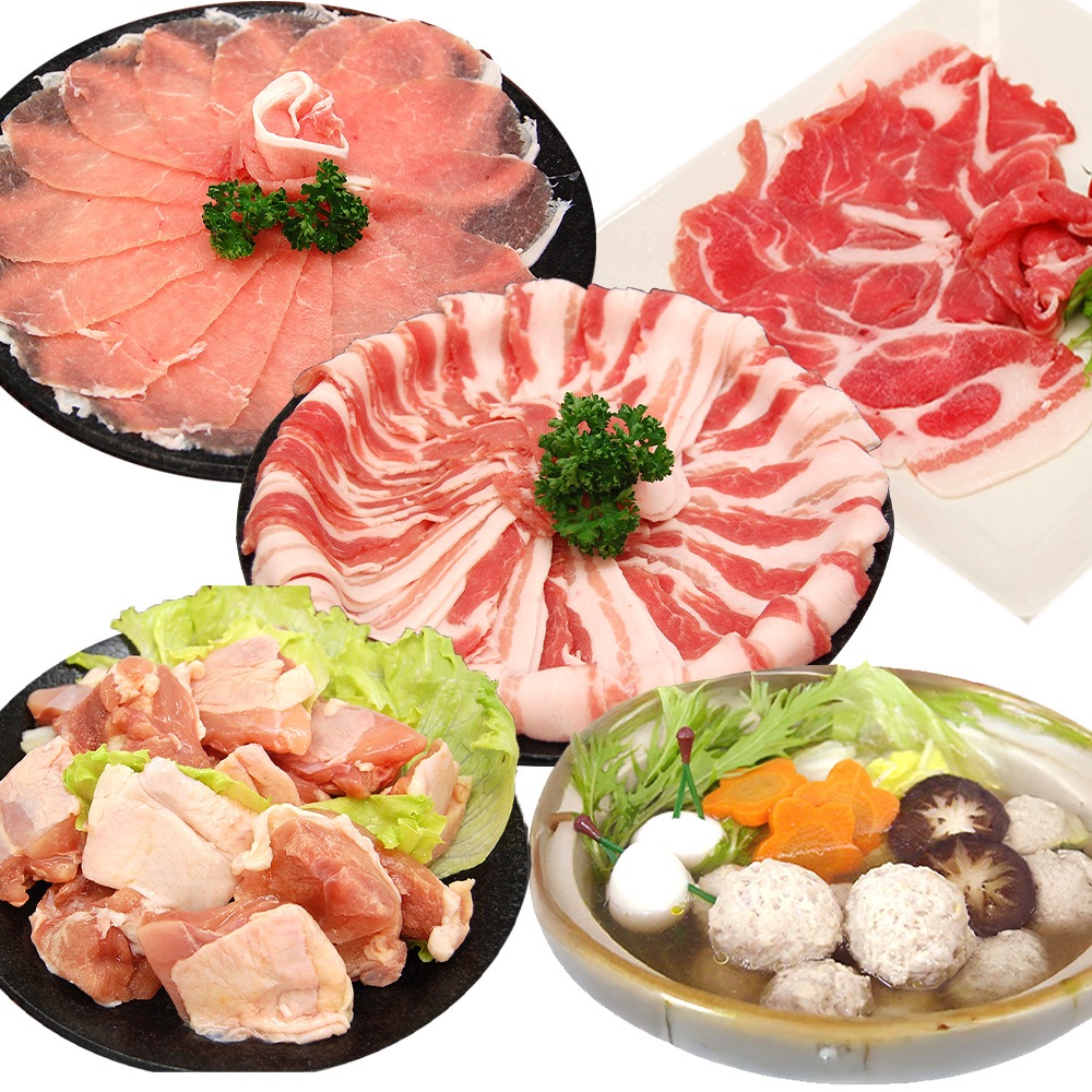 ほっこり鍋セット 5種のお肉がたっぷり3.6kg