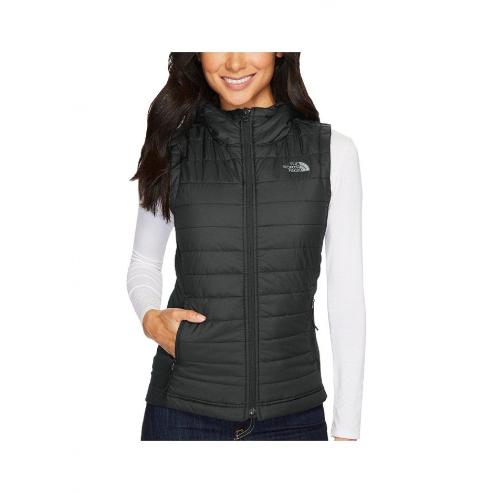 North Face レディースパッド入りフード付きベストレディーススポーツウェア