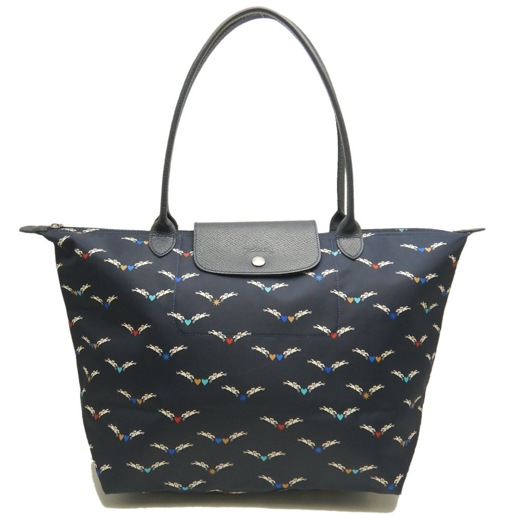 ルプリアージュ シュヴォエレ トートバッグ ナイロン ネイビー レディース /253107【中古】