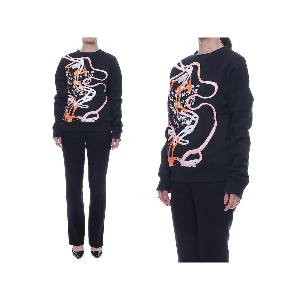 メゾンマルジェラ [メゾンマルジェラ] 20FW 女性用ステッチスウェットシャツ (S29GU0069_S25403_900_20F) PVOS29GU0069S2540390000