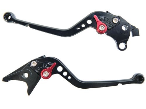 【ビレットレバーセット】レバーセット R-Type 黒/赤 VF400F VFR750F CB100