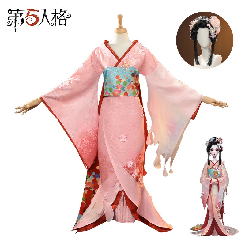 アイデンティティv Cos Red Butterfly Melting Tears Amber Cosplay Qizhenファッションロールプレイゲームコスウェア