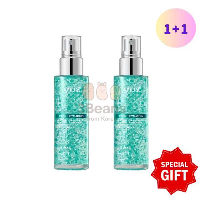 【たっぷり潤いと輝きを1+1企画】PDRNヒアルロン酸ハイドレイティングミスト/ビーガンスキンケア 低刺激 カプセルミスト しっとり うるおい 軽い 水分 化粧水 ナチュラル つや肌 リフレッシュ 軽