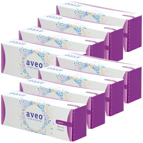 【8箱】アベオワンデー 30枚入り 8箱 コンタクトレンズ 1日使い捨て aveo 1day アヴェオワンデー アイミー