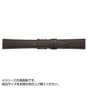 Emitta（エミッタ） 時計バンド ワープロラックス 18mm ダークブラウン （美錠:銀） EW-B18