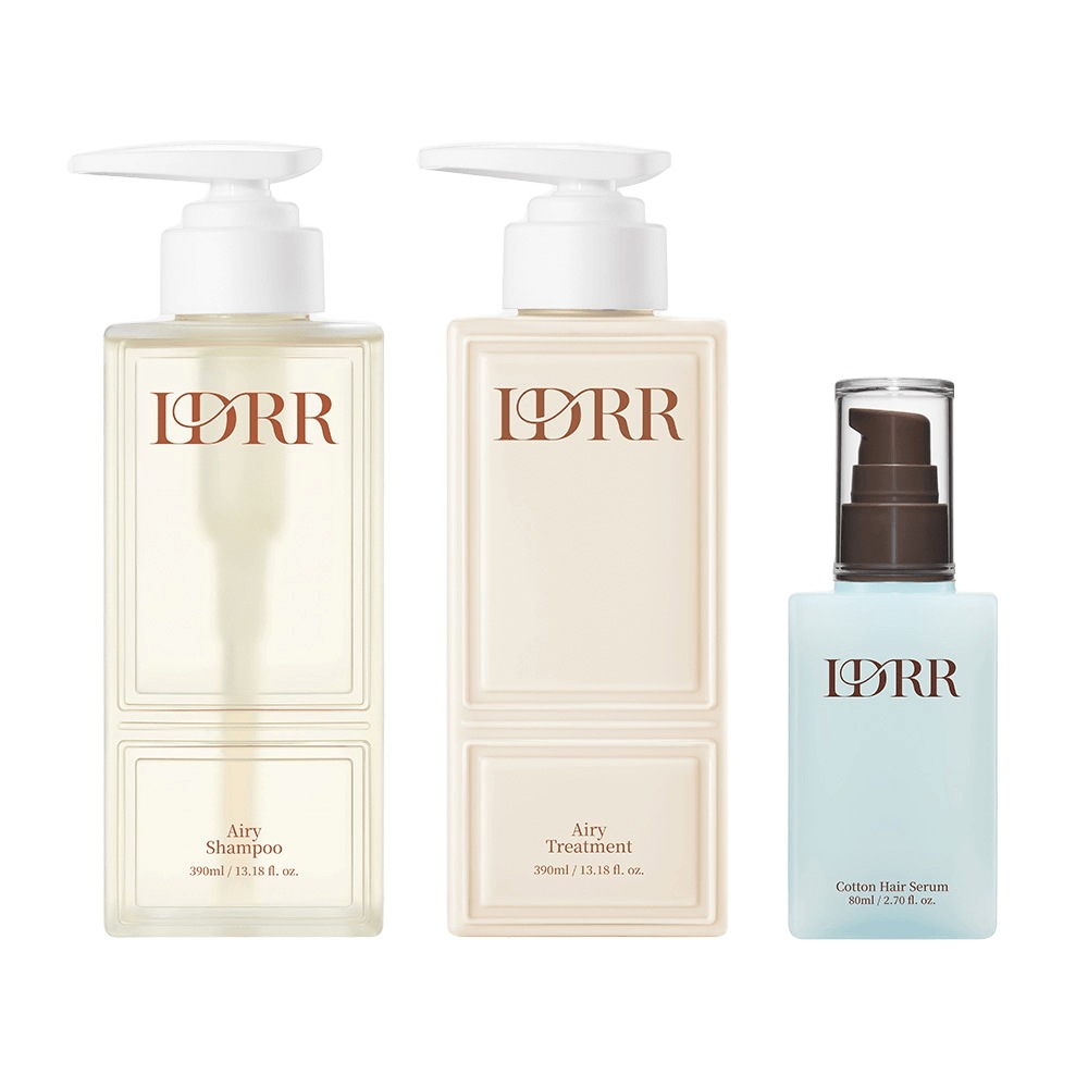 IDRR イドゥルル 水分保湿栄養 エアリーシャンプー トリートメント ヘアセラム 3点セット