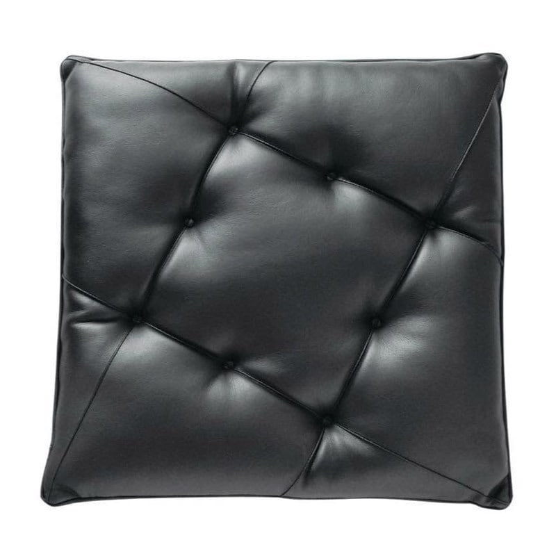 [4点セット] ソフトレザークッション シングル ブラック 【 カーケット 車内用品 】