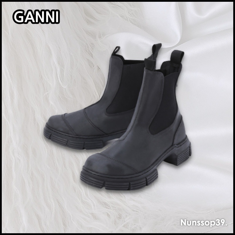 GANNI S1912 099 CITY BOOTS
