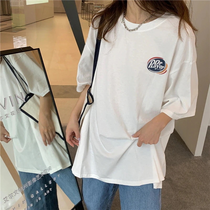 【20点セット】バックオーバーサイズTシャツ 半袖 レタリング Tシャツ・カットソー [3カラー]