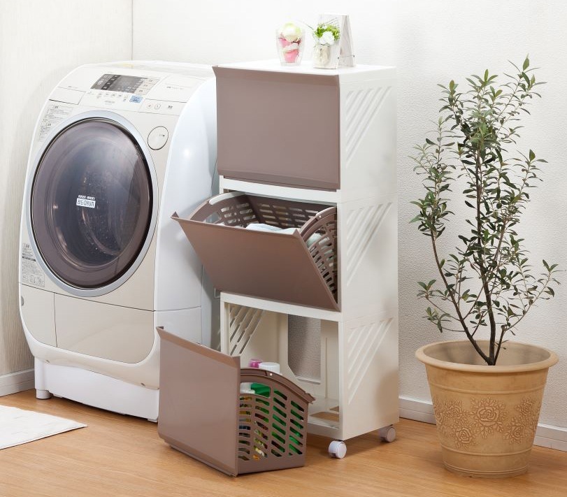 平和工業 HK-CV323BE チェスト クレバン323 (ベージュ・幅438×奥行287×高さ1046mm) HKCV323BE