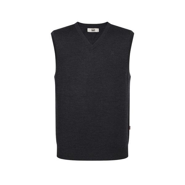 ウール100 ウォッシャブル Vネック ベスト__DLW1SWVE150G1