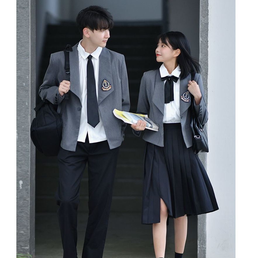 学生服セット高校秋季運動会クラス制服中学校カレッジスタイルユニフォームパフォーマンスユニフォーム中学校英国冬