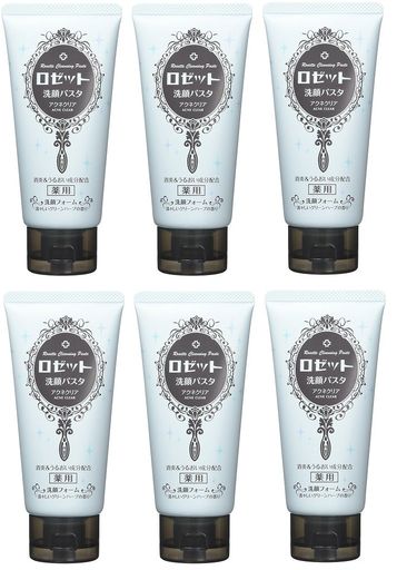 【まとめ買い】ロゼット 洗顔パスタ アクネクリア 120g (医薬部外品)×6個