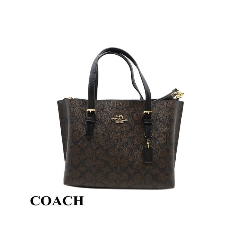 コーチシグネチャーキャンバスモリートートバッグ 25 CV965 IMXAQ