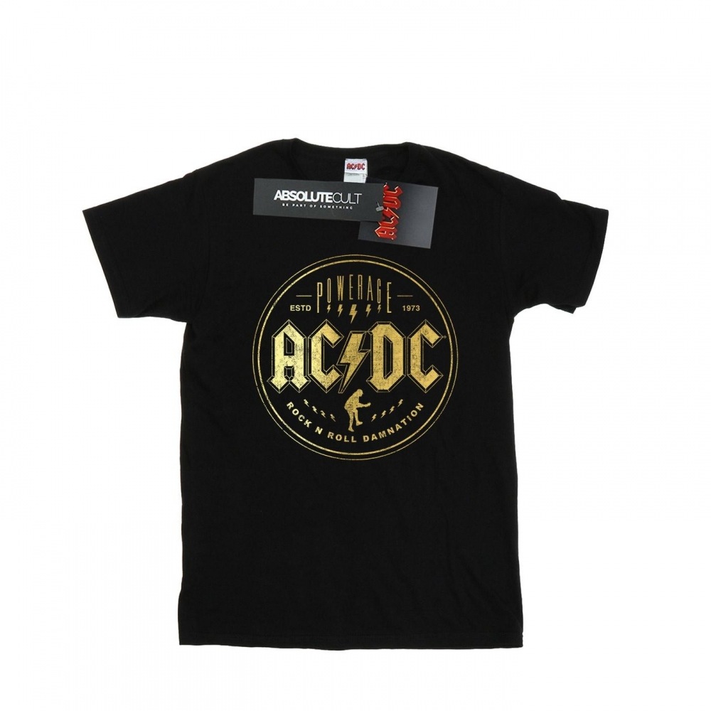 (英国より直送) AC/DC メンズロックンロールダムネーション Tシャツ