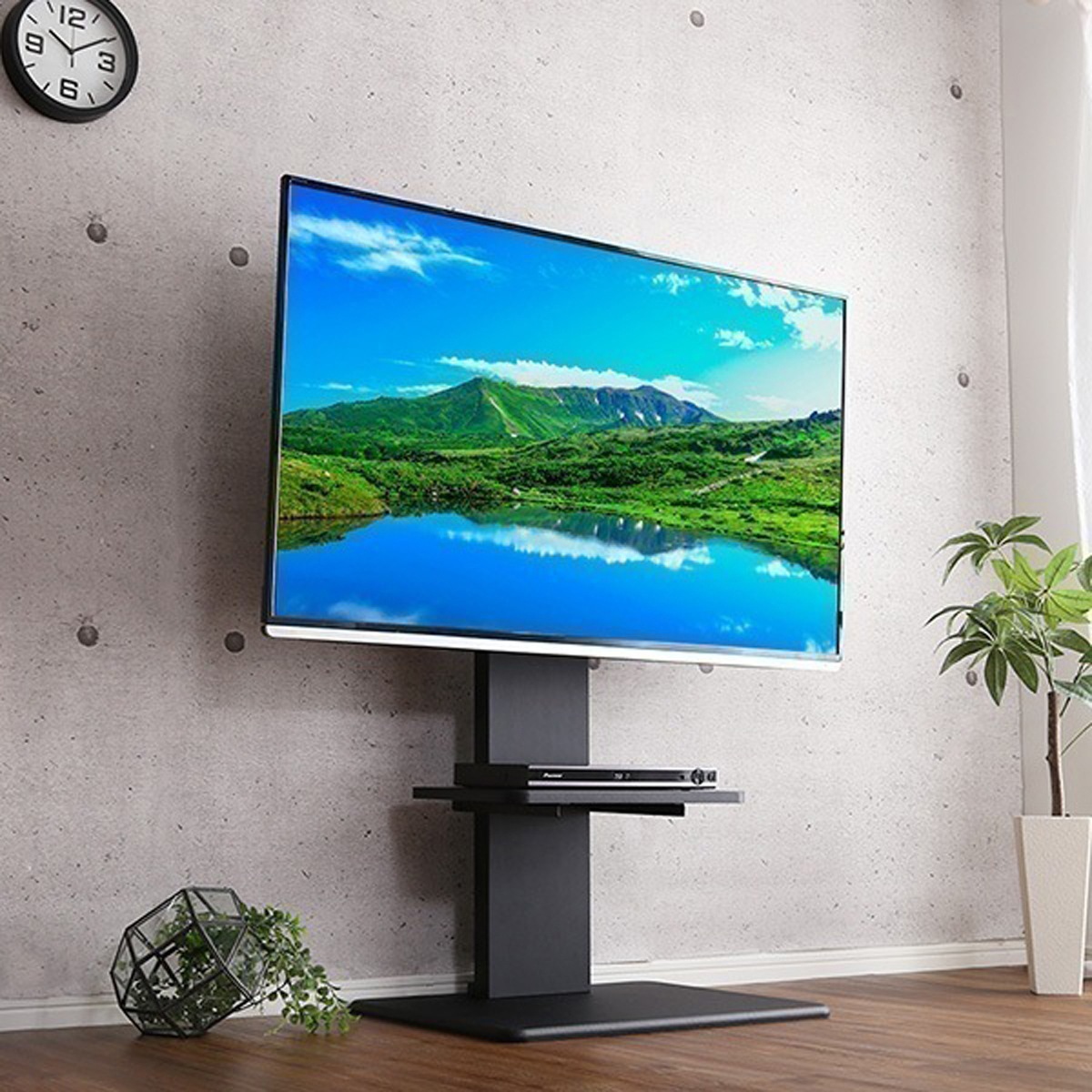 壁寄せテレビスタンド ロースイングタイプ ローハイ共通 専用棚 SETテレビスタンド 壁寄せテレビ台