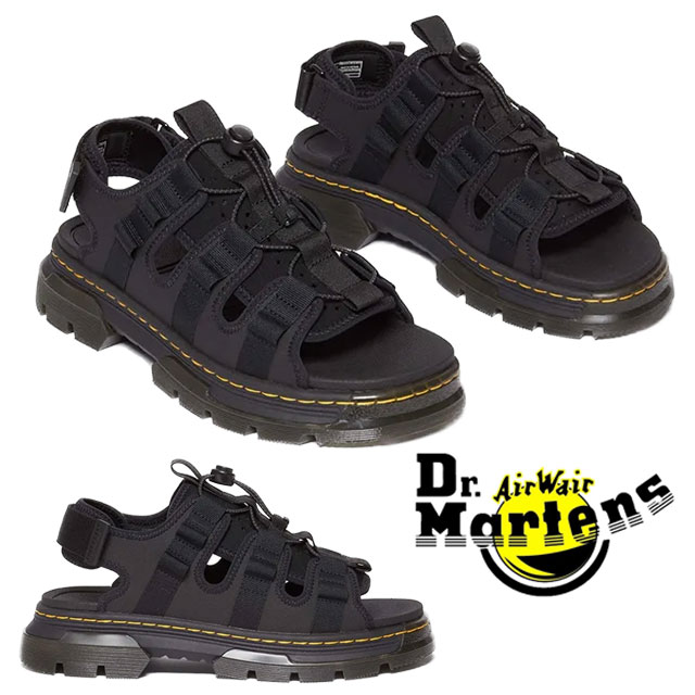 ドクターマーチン 厚底 サンダル レディース JERICHO グラディエーターサンダル チャンキーソール カジュアルシューズ 靴 31578001 ブラック 黒