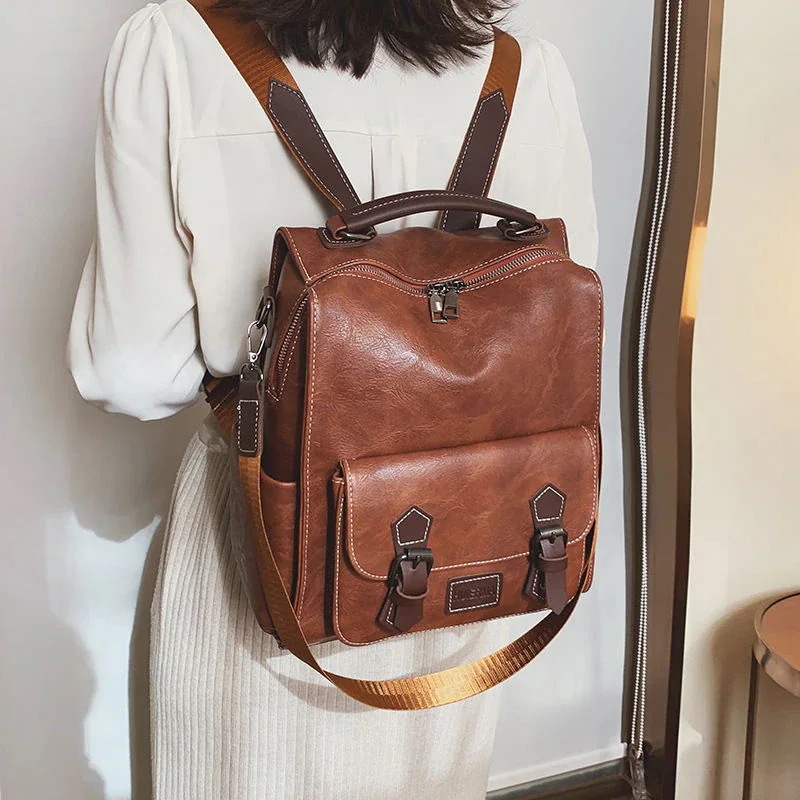 即納 レトロおしゃれ リュック カジュアル 質感 キャンパス風 学生通学カバン 流行り 多機能 旅行バッグ 流行り 気質OL通勤 バックパック 母の日 バックパック 人気商品 4,815円