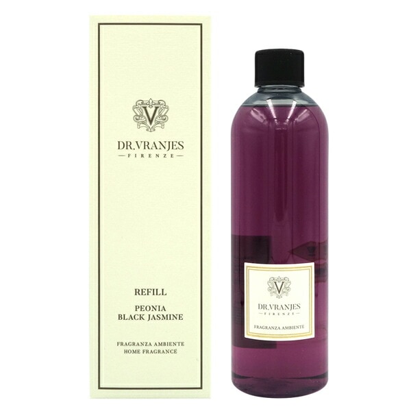 ドットールヴラニエス リードディフューザー ペオニア ブラック ジャスミン（PEONIA BLACK JASMINE）リフィル (詰替え用) 500ml