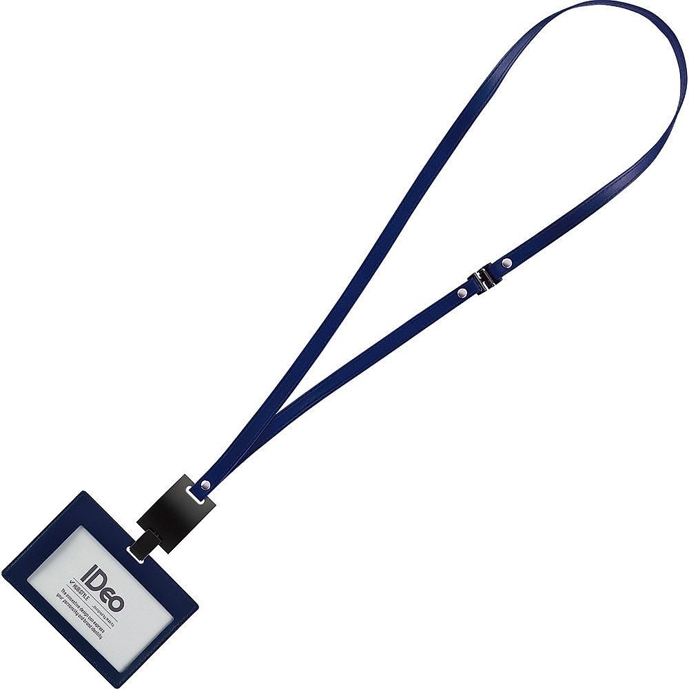 （まとめ買い）ネームカードホルダー IDeo 紺 NM-RK195-1DB [x3]