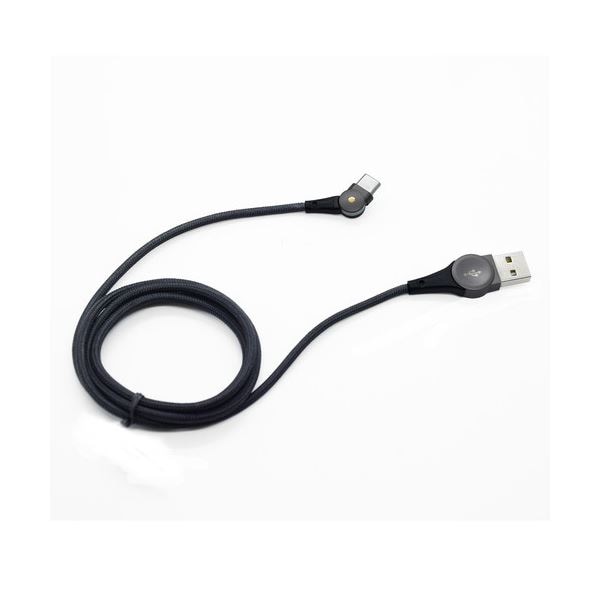 (5個セット) 日本トラストテクノロジー 180回転コネクタケーブル for Type-C 180ROTA-TCX5