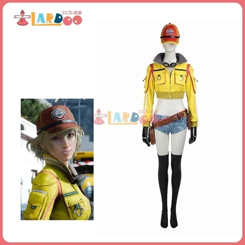 FF15 ファイナルファンタジーXV シドニー・ オールム Final Fanta XV Cindy Aurum コスチューム コスプレ衣装靴182